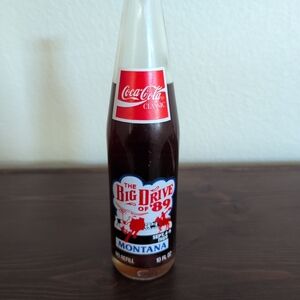 Coca-Cola Classic Big Drive Bottle with Red and White Label
